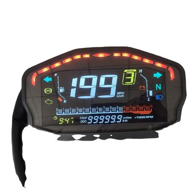 China ABS Plastic Competitive Price Good Quality Led Monitoring Voltmeter Motorcycle Digital Multimeter for sale