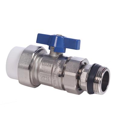 China High durability factory direct external thread ball valve can be customized ball valve brass pipe fittings for sale