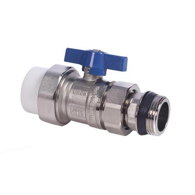 China High Durability Made In China External Thread Ball Valve Can Be Customized Brass Ball Valve Pipe Fittings for sale