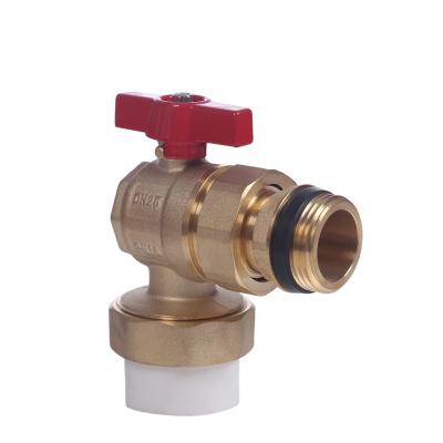 China High Durability Multifunctional Stainless Steel Angle Valve Bathroom Fittings Brass Valve With Handle for sale