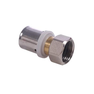 China High Durability Made In China Compression Pipe Fittings Metal Brass Material Internal Threaded Pipe Fittings for sale