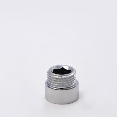 China High Quality Brass Fittings 1/2inch 10mm Extension Nipple Brass Chrome Plated With Threaded for sale