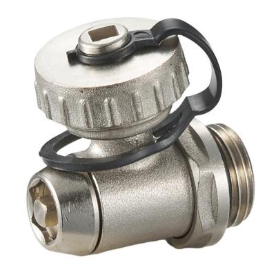 China General Wholesale Brass Nickel Plated Manual Stem Water Heater Drain Valve With Bypass Valve for sale