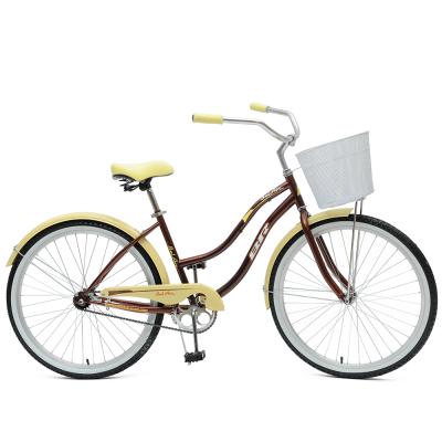 China cheap steel frame 26 inch single speed range bike with coaster brake for sale