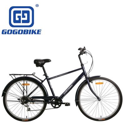 China cheap 7 speed steel 26 inch city steel bike for sale for sale