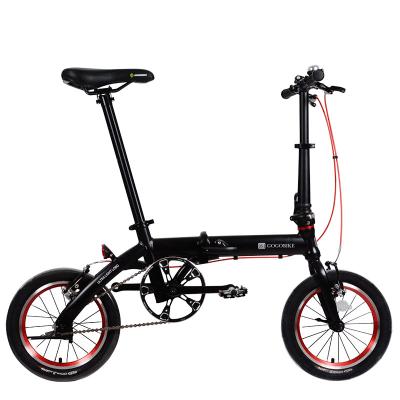 China New direct 14 inch aldult aluminum alloy folding bike factory 2022 folding bicycle ultrlight bicycle for sale for sale