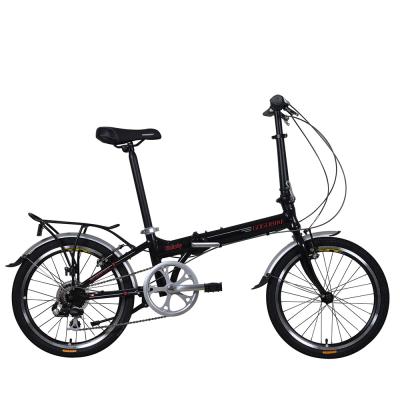 China Hot Sale Aluminum Alloy 7 Speed ​​Steel 20 Folding Bike for sale