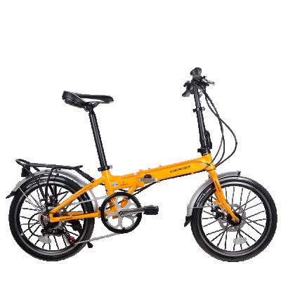 China Good quality aluminum alloy steel 20 inch foldable bike with rear 7 speed for sale