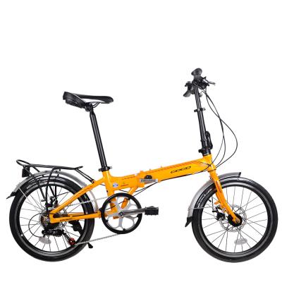 China Aluminum Alloy 20 Inch 7 Steel Speed ​​Fold Bike For Sale for sale