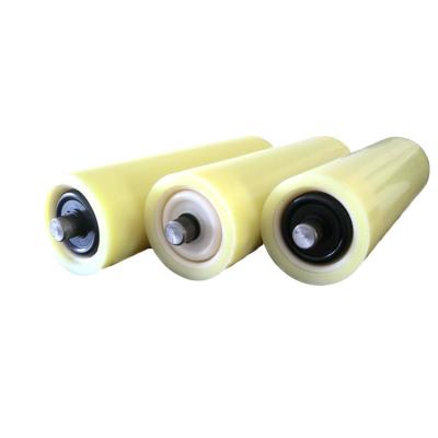 China Mining Industry Professional Manufacture Of Conveyor Rollers Nylon / Polyurethane Rollers for sale