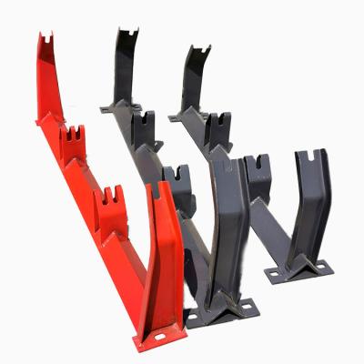 China Mining Industry Underground Mining Material Handling Material Handling Belt Conveyor Bowl Standby Roller Support / Frame / Bracket for sale