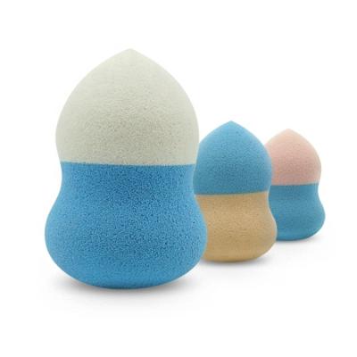 China Factory Direct Sales Two Color Non-latex Makeup Sponge Hydrophilic Blended Puff SBR Makeup Egg for sale