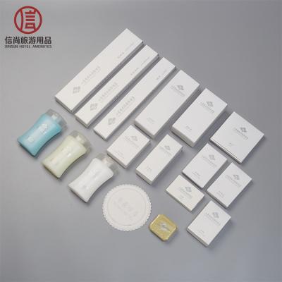 China Luxury Hotel Amenities Set Professional Cheap Luxury Bathroom Kit Guest Hotel Amenities Supplier for sale