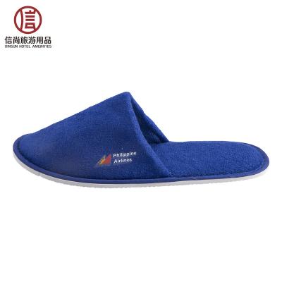 China Hotel Airline Soft High Quality Washable Personalized Disposable Slipper for sale