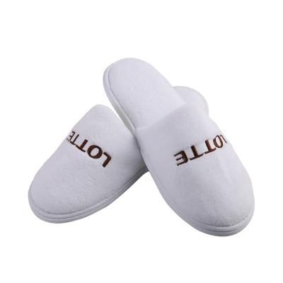 China Hotel Soft Fleece Washable Coral Spa Slippers for sale