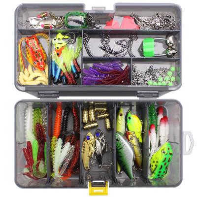 China ABS Luya Bait 168 Piece Multifunctional Bait Fishing Ditch Tool Kit Accessories Set for sale