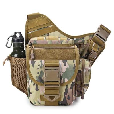 China Lightweight Outdoor Multifunctional Fishing Tactical Sling Bag Waterproof Fishing Tackle Bag Lure Bag for sale