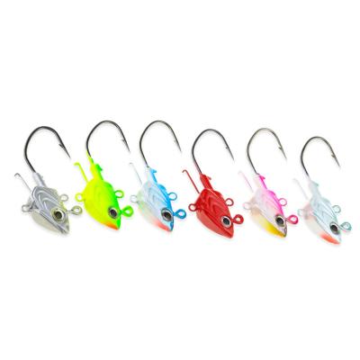 China Metal Lead Head Hook Bait Simulate Bait Sea Fishing Freshwater Artificial Bait for sale