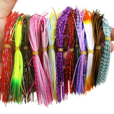 China Silica Gel Luya Lead Hook Sea Fishing 30 Beard Multicolor Silicone Tied Wire for sale