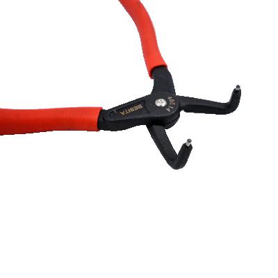 China Auto Repair Tools High Quality External Hole Use Curved Mouth Combination Pliers Circlip Pliers for sale