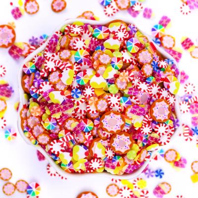 China Around the World Christmas Mix Design Polymer Clay Sprinkles Slices Donuts Peppermint Gift Box for Mud Crafts Nail Deco Tumbler Resin Fillers for sale