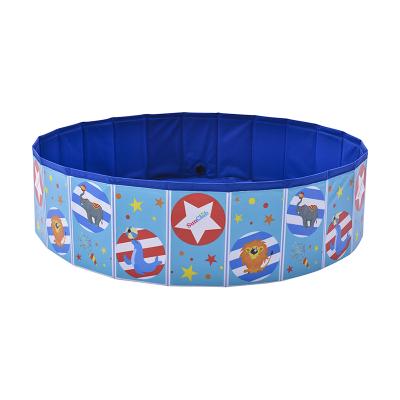 China Stocked jilong 51123 circus pets Pooll Dog Bath Paddling Pool Non-slip Collapsible PVC Pet Pool for Indoor/Outdoor for sale