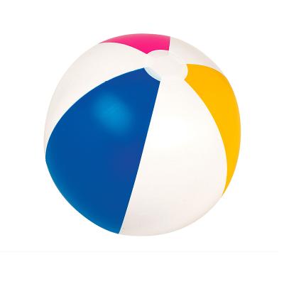 China jilong 66001 Material Kids Beach Ball Inflatable Panel Ball Small Children Summer Playing Beach Ball for sale