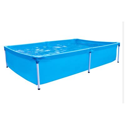 China Wholesale Rectangular Jilong Avenli 17803 Passaat Steel Frame Blue Rectangular Swimming Pools Above Ground Pool 188cm x 127cm x 42cm for sale