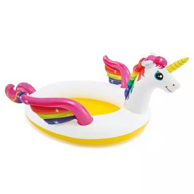 China INTEX 57441unicorn Shape Baby Animal Swim Pool Inflatable Pool Set For Kids for sale