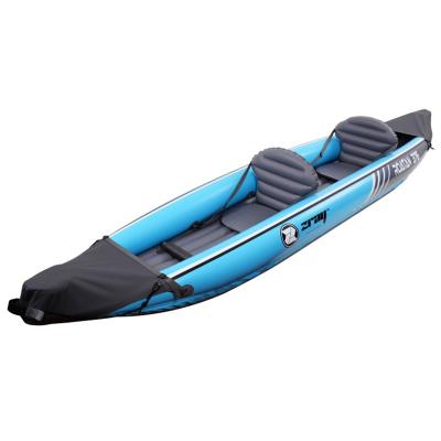 China Plastic Kayak PVC Jilong Zary Tortuga Kayak For Two Person Plastic Packing Kayak With Seats Adjustable Foot Pump And Paddle for sale