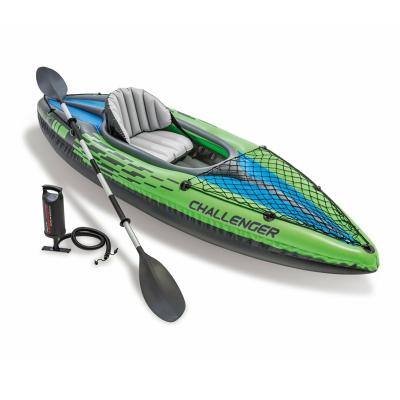 China Comfortabel I-beam Floor INTEX 68305 Challenger K1 Inflatable Kayak For 1 Person With 1 Paddle Inflatable Sea Fishing Kayak for sale