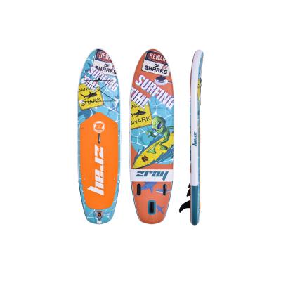 China New water sports area design jilong 34150 alien sip board with sci fi colors inflatable back up paddle board for surfing for sale