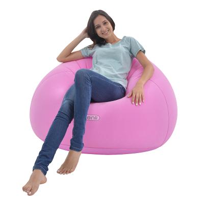 China Modern Hot Sale JILONG Air Furniture Hot Sale Lightweight Inflatable Sofa Convenient 27499 Avenli Lazy Sofa For Indoor for sale