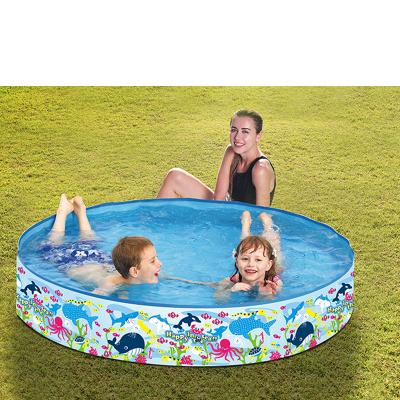 China 150*25cmfree-installation pvc rigid pool kids pool rigid animal sea wall jilong 57139 sea wall outdoor play pool for sale