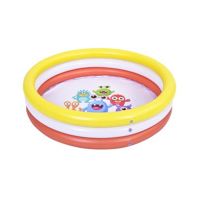 China Ideal for garden use jilong 51137 Inflatable Monster 3-Ring Pool Kids Playing Pool for sale