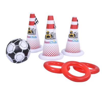 China Modern traffic cone game set jilong 51128 inflatable beach playing toy pool or above ground toy for sale