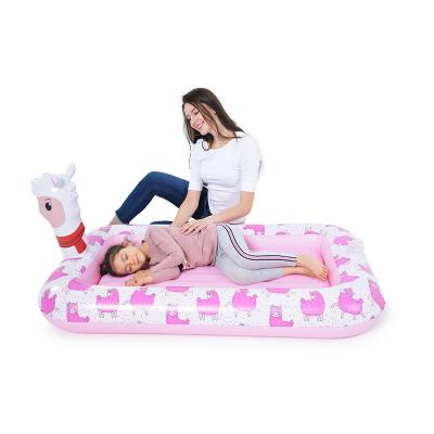 China Good Selling Jilong Foldable 24021 Children Assembled Air Mattress Assembled Alpaca Kids Bed for sale