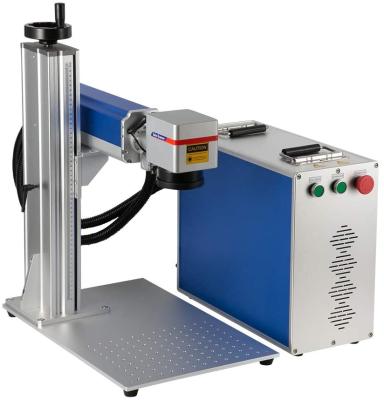 China Laser marking JPT 60W mopa color fiber laser free shipping marking engraving machine with colorful printing on stainless steel for sale