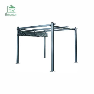 China Outdoor/Garden/Patio Retractable Pergolas EMERSON Hot Sale 3x3m Sun Shades Outdoor Canopy Gazebo for sale