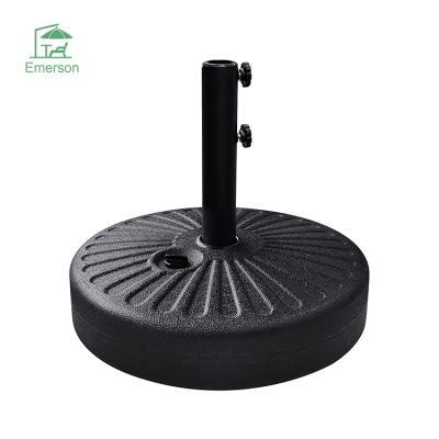 China Modern EMERSON Garden Fillable Umbrella Base Stand Around Patio Umbrella Plastic Cantilever Base Umbrella Base for sale