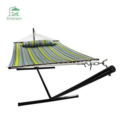 China EMERSON Patio Yard Hammocks Outdoor Swing Hammock Stand Modern Indoor Hammock with Pillow for sale