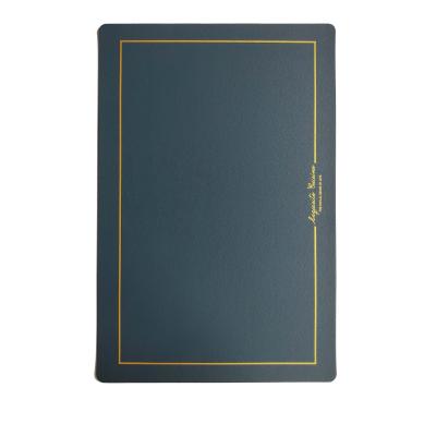 China Oilproof PVC Rectangular High Grade Leather Place Mat Can Be Customized Waterproof And Oilproof for sale