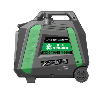 China Fernstartsystem 4,8kw Wechselrichter Generator leise Benzin Portable Power für zu Hause zu verkaufen