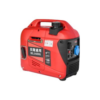 China Frequency 50Hz Portable Silent Inverter Small Outdoor Home Gasoline Generator 220V 1.4kw for sale