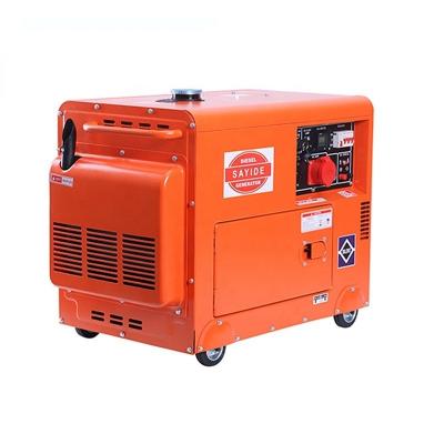 China DH Series Engine Model 8KW 220/380V Portable Silent Diesel Generator Sets for Outdoor for sale