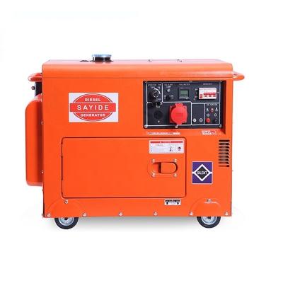 中国 工場や鉱山の屋外用 5KW 220/380V の小型サイレントディーゼル発電機セット 販売のため