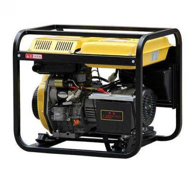 China Single-Phase 6/8/10kW Diesel Generator 220V 50/60HZ Frequency for Power Outage Backup for sale