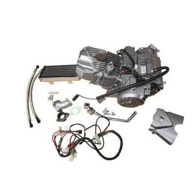 China Zongshen W190CC Motorcycle Engine Assembly with Non-Asbestos Cylinder and Oil Cooler for sale