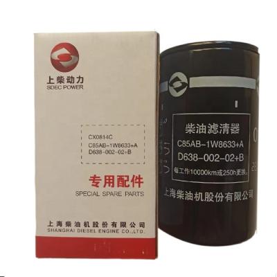 China Universal Fuel Filter D638-002-02 C85AB-1W8633 CX0814 for SDEC Engine Performance for sale