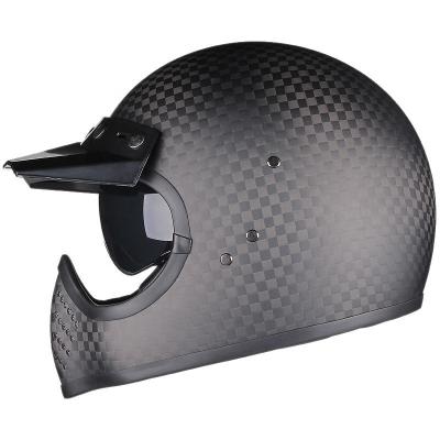 China 102T Ghost Rider Vintage Full Carbon Fiber Cruiser Casco de motocicleta M/L/XL/XXL Moto3 en venta